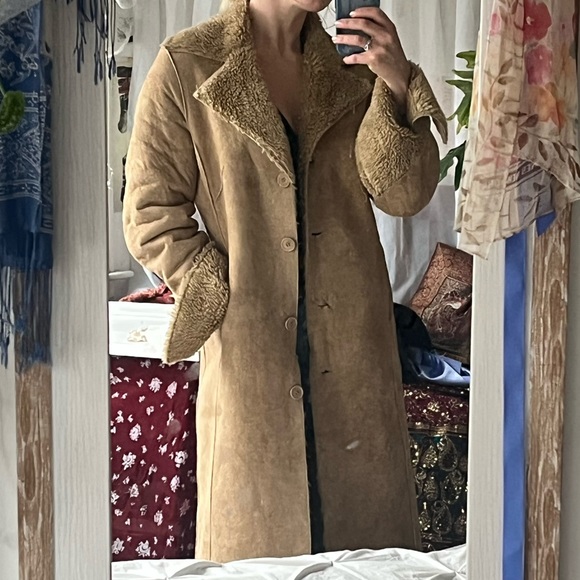 Afghan Penny Lane Faux Fur Long Coat - Picture 3 of 3